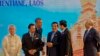 U.S. President Barack Obama, third left, shakes hands with Indonesia's President Joko Widodo, second right, during 4th ASEAN-United States summit, a parallel summit in the ongoing 28th and 29th ASEAN Summits and other related summits at National Convention Center in Vientiane, Laos, Thursday, Sept. 8, 2016. ASEAN leaders, from left, Philippine Secretary of Foreign Affairs Perfecto Yasay, who is standing in for Philippine President Rodrigo Duterte, Brunei's Foreign Minister and Prime Minister Sultan Hassanal Bolkiah, Cambodia's Prime Minister Hun Sen, Widodo, and Malaysia's Prime Minister Najib Razak. (AP Photo/Gemunu Amarasinghe)