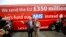 Former London Mayor Boris Johnson speaks at the launch of the Vote Leave bus campaign in Truro, May 11, 2016, in favor of Britain leaving the European Union.