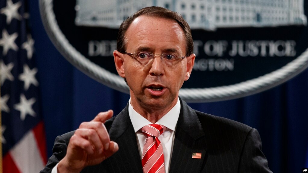 Rod Rosenstein có một công việc khó khăn