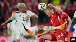 29일 유로 2024 독일과 덴마크의 16강 경기장면. 