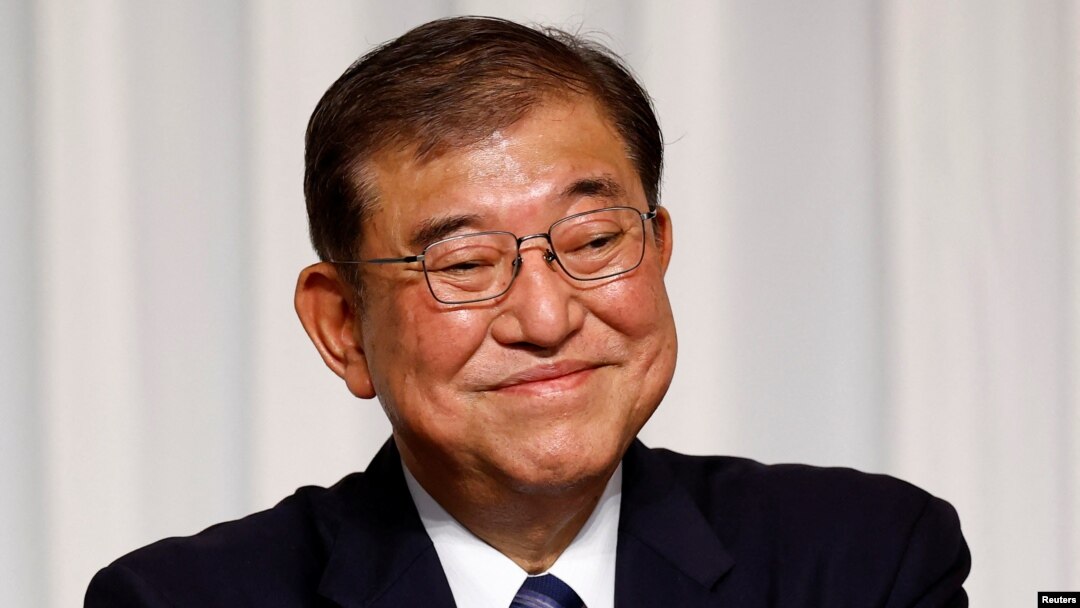 Ông Shigeru Ishiba, nhà lãnh đạo mới được bầu của đảng cầm quyền LDP ở Nhật Bản, tổ chức họp báo sau cuộc bầu cử lãnh đạo LDP tại Tokyo vào ngày 27/9/2024.