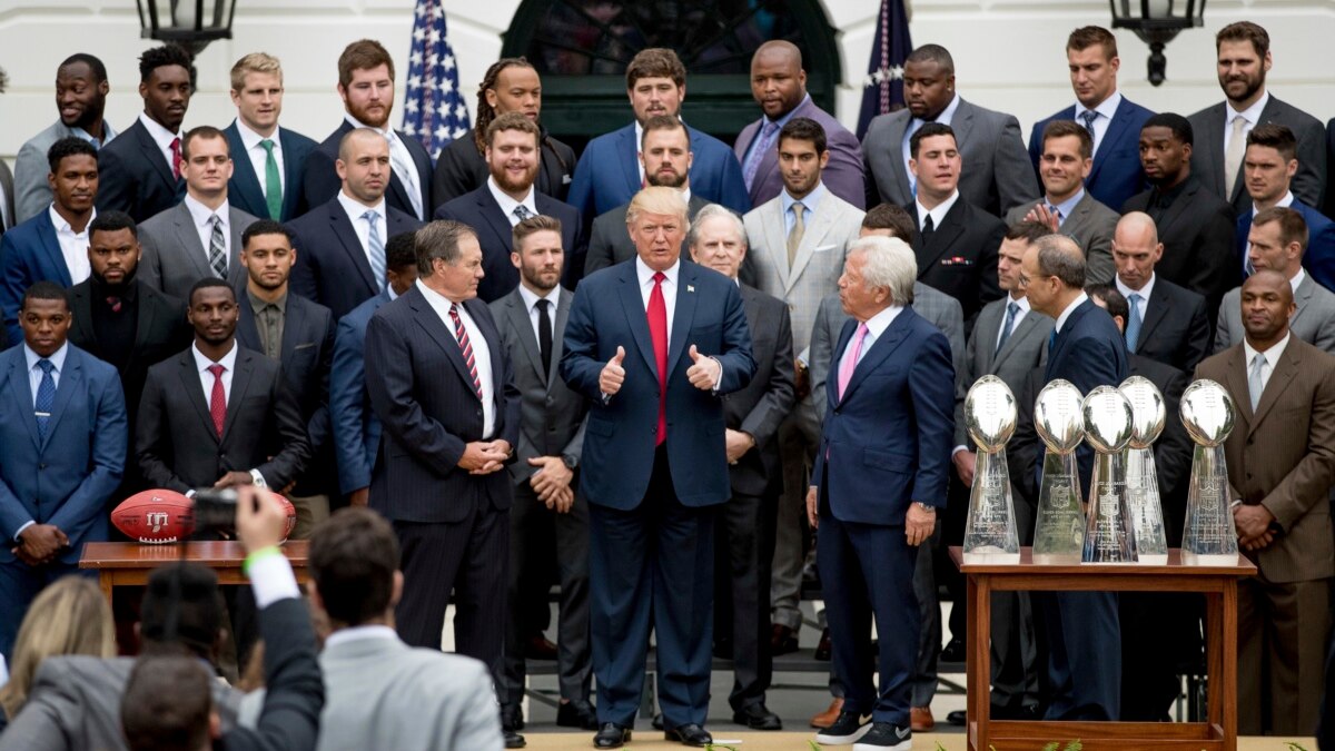 Trump welcomes visiting Super Bowl Champion New England Patriots in White  House - Xinhua