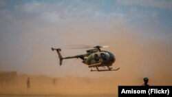 Amisom Helicopter