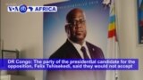 VOA60 Africa - DR Congo Polls Postponed One Week to December 30