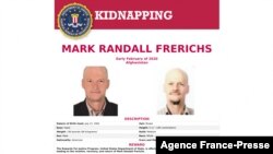 Mark Randall Frerichs is seen on an FBI kidnapping poster obtained Aug. 26, 2020.