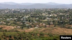 FILE - A general view of Moyale town in northeastern Kenya.