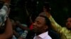 FILE - Nigerian journalist Omoyele Sowore speaks after being released on bail by Nigeria's government, in Abuja, Dec. 24, 2019. Since the coronavirus pandemic began, press freedom groups say security forces have assaulted journalists covering the issue.