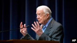 Mantan Presiden Amerika Jimmy Carter (Foto: dok).