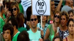 اعتصاب معلمان در اسپانیا