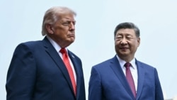 特朗普总统与中国国家主席习近平参观北京天坛。(2026年5月14日)