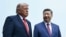 特朗普总统与中国国家主席习近平参观北京天坛。(2026年5月14日)