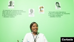 Elsa Garrrido, líder do Partido Verde de São Tomé e Príncipe
