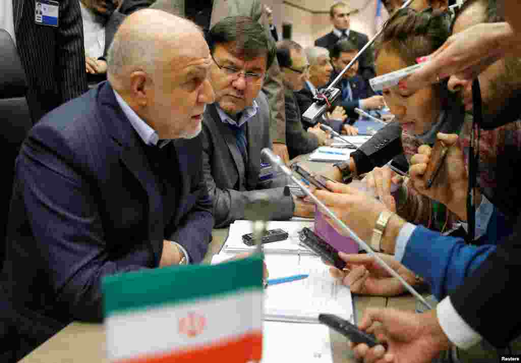 حضور بیژن زنگنه، وزیر نفت ایران، در نشست اوپک در وین اتریش.