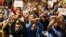 Moroccans take part in a demonstration against official abuses and corruption in the town of Al-Hoceima, Morocco, early June 3, 2017.