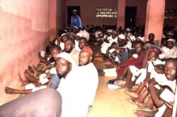 Police surprise students and staff when they arrive unannounced to investigate allegations of mistreatment at an Islamic school in Kaduna, Nigeria, Sept. 26, 2019. Some students are seen chained at the ankles. (Courtesy - Nigerian Police)