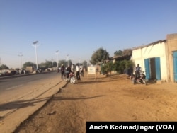 Le quartier général du porte-parole de quatre regroupements des partis politiques de l'opposition démocratique Djimet Clément Bagao, au Tchad, le 6 février 2018. (VOA/André Kodmadjingar)