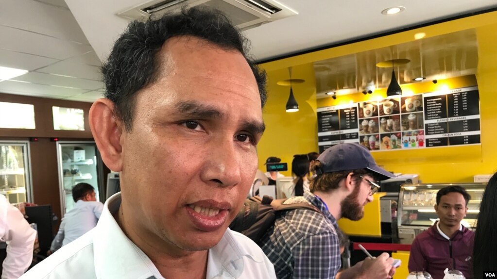 រូបឯកសារ៖ លោក អំ សំអាត ជានាយករងទទួលបន្ទុកផ្នែកឃ្លាំមើល និងការពារសិទ្ធិមនុស្សនៃអង្គការលីកាដូ (Licadho)។