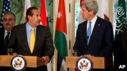 Шейх Хамад бен Джасем Аль Тани и
госсекретарь США Джон Керри