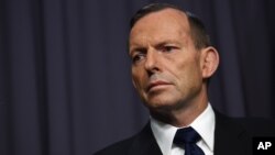 El primer ministro australiano, Tony Abbott, dice que hay que reducir emisiones en forma consistente con el crecimiento económico.