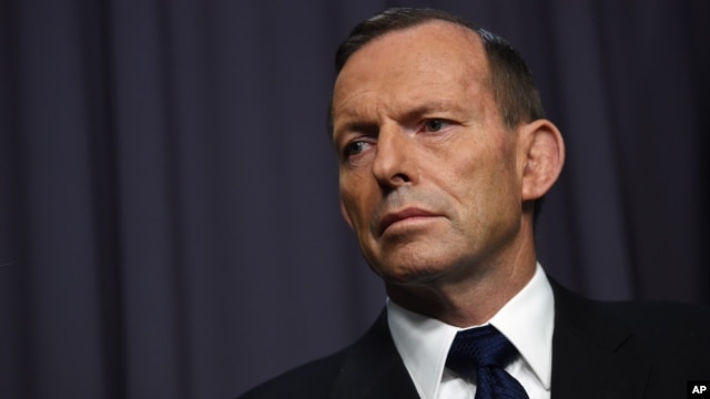 El primer ministro australiano, Tony Abbott, dice que hay que reducir emisiones en forma consistente con el crecimiento económico.