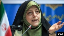 معصومه ابتکار رئیس سازمان حفاظت محیط زیست ایران