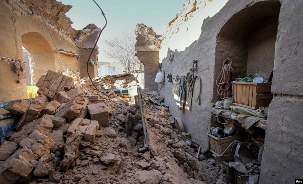 مناطق زلزله&zwnj;زده شهرستان کوهبنان عکس: محمدعلی محمدیان 