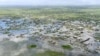 Aerial view of flooding after Tropical Cyclone Eloise, in Beira, Mozambique, Jan. 22, 2021 in this image obtained from social media. (Courtesy of Mercy Air via Reuters) 
