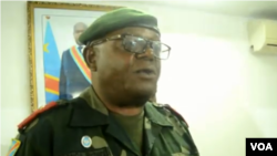 Molebeli ya FARDC (Forces armées de la RDC), général Léon Richard Kasonga na Goma, Nord-Kivu, 25 octobre 2019. (VOA Lingala)