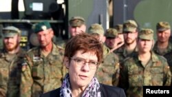 German Defence Minister Annegret Kramp-