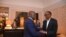 Le Président Félix Tshisekedi de la RDC (G) et son homologue rwandais Paul Kagame, à New York, le 23 septembre 2019. (Facebook/Présidence RDC)