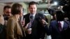 House Intelligence Committee Chairman Representative Devin Nunes is pursued by reporters on Capitol Hill in Washington, March 28, 2017.