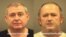 Lev Parnas, left, and Igor Fruman are shown in booking photos courtesy of the Alexandria Sheriff's Office in Virginia and released Oct. 10, 2019. 