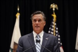 El senador Mitt Romney, republicano por Utah, se ha expresado a favor del juicio político al expresidente Donald Trump. Foto de archivo del 17 de septiembre de 2012, cuando era candidato a la presidencia de EE.UU.