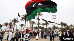 (ARŞİV) Libya'nın başkenti Trablus'ta bir gösteri