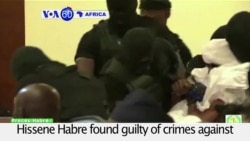 VOA60 Africa - Former Chad Dictator Habre Convicted in Senegal