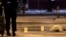 Evidences are seen on the pavement after seven people were wounded in knife attack downtown Paris, France, Sept. 10, 2018. 