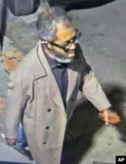 The U.S. Federal Bureau of Investigation released photos of surveillance footage that shows Shamsud-Din Jabbar an hour before he drove a truck into a crowd on Bourbon Street in New Orleans, Louisiana, early Jan. 1, 2025. (FBI via AP)