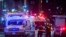 Police and firefighters work near to the scene of explosion in Manhattan, New York, Sept. 17, 2016.&nbsp;&nbsp;Police spokesman J. Peter Donald said on Twitter that the explosion happened at about 8:30 p.m. on West 23rd Street in the Chelsea section of Manhattan.