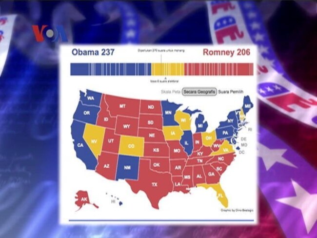 Sehari Menjelang Pemilu AS 2012 - Apa Kabar Amerika