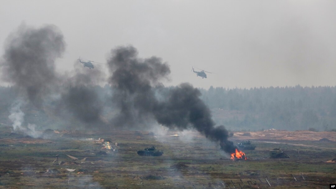 Эпизод совместных белорусско-российских военных учений (архивное фото)