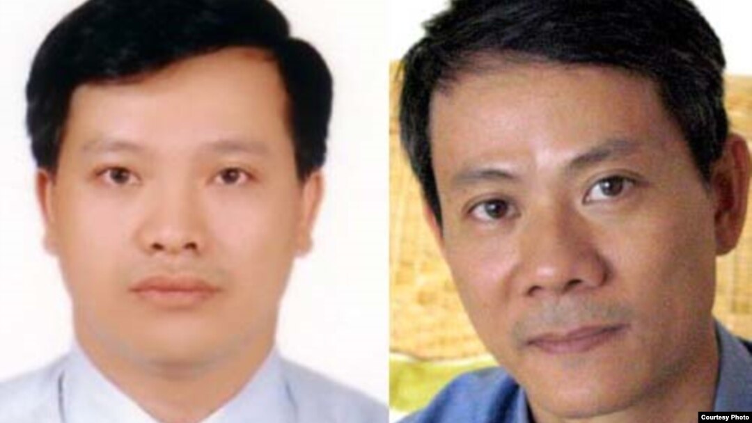 Hai nhà tranh đấu cho dân chủ: Bác sĩ Phạm Hồng Sơn và luật sư nhân quyền Nguyễn Văn Đài.