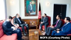 د ایران سفیر د افغانستان د بهرنیو چارو په وزارت کې 