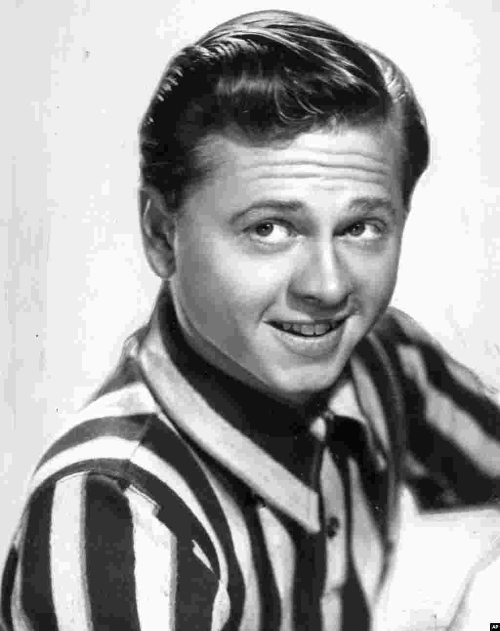 Actor, singer and dancer, Mickey Rooney, is shown in this undated photo.