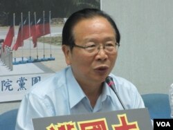 在野黨國民黨立委林德福（美國之音張永泰拍攝）