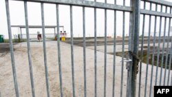 This file picture dated February 19, 2013 shows a welcome sign at Brussels international airport in Zaventem where armed robbers made off with $50 million worth of diamonds in a massive heist the day before. 
