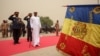 L'actuel président, Mahamat Idriss Déby est la deuxième personne au Tchad après son père à recevoir cape, sabre et bâtons, les attributs de maréchal. (Photo d'archives oris Bolomey / AFP)