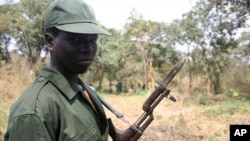 FILE - A Sudan People's Liberation Army soldier. 