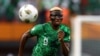 Nigeria's Victor Osimhen chases the ball during the quarterfinals match against Angola at the 2023 Africa Cup of Nations, at Stade Felix Houphouet-Boigny, Abidjan, Ivory Coast - February 2, 2024. 