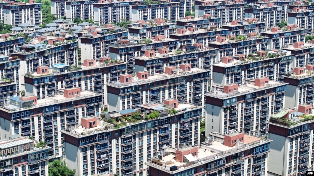 中国地产商碧桂园在南京建造的一处住宅区 （法新社） (photo:VOA)