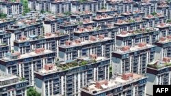 中国地产商碧桂园在南京建造的一处住宅区 （法新社） 